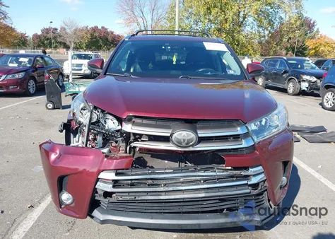 2018 Toyota Highlander Limited z USA, uszkodzony, nr VIN 5TDDZRFH8JS848246